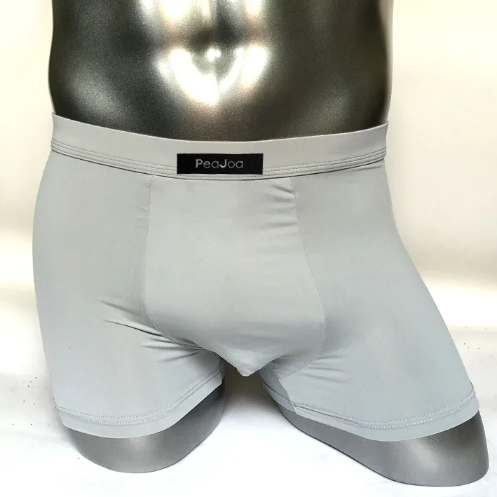 PEAJOA Sexy Fashion Men's U Convex Underwear Summer Cool Ice Silk Mens