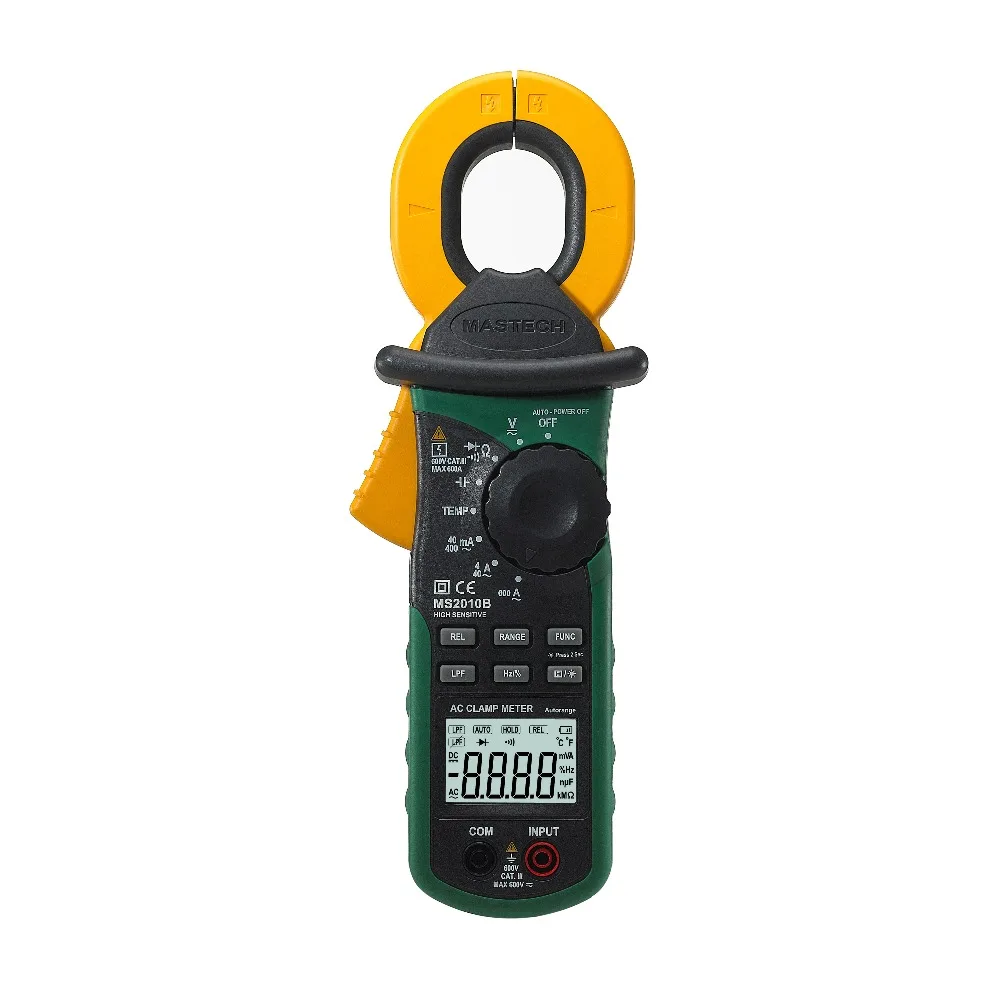 

MASTECH MS2010B Multifunction High Sensitivity Leakage Current Clamp Meter Tester