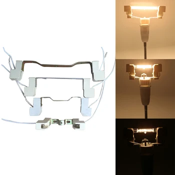 

4A 78/118/135/189 mm R7S Lamp Base Socket Lamp Holder Conveter Connector Metal Handle For Flood Light Bulb