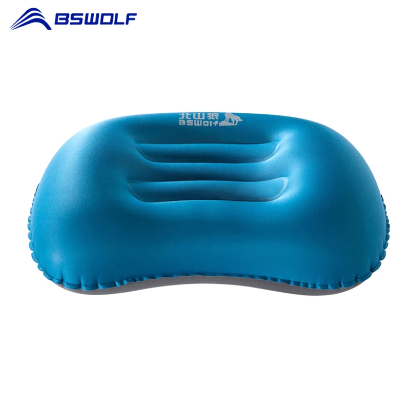 BSWolf надувная подушка Сверхлегкая надувная подушка для путешествий на открытом воздухе кемпинг спальное снаряжение TPU портативная