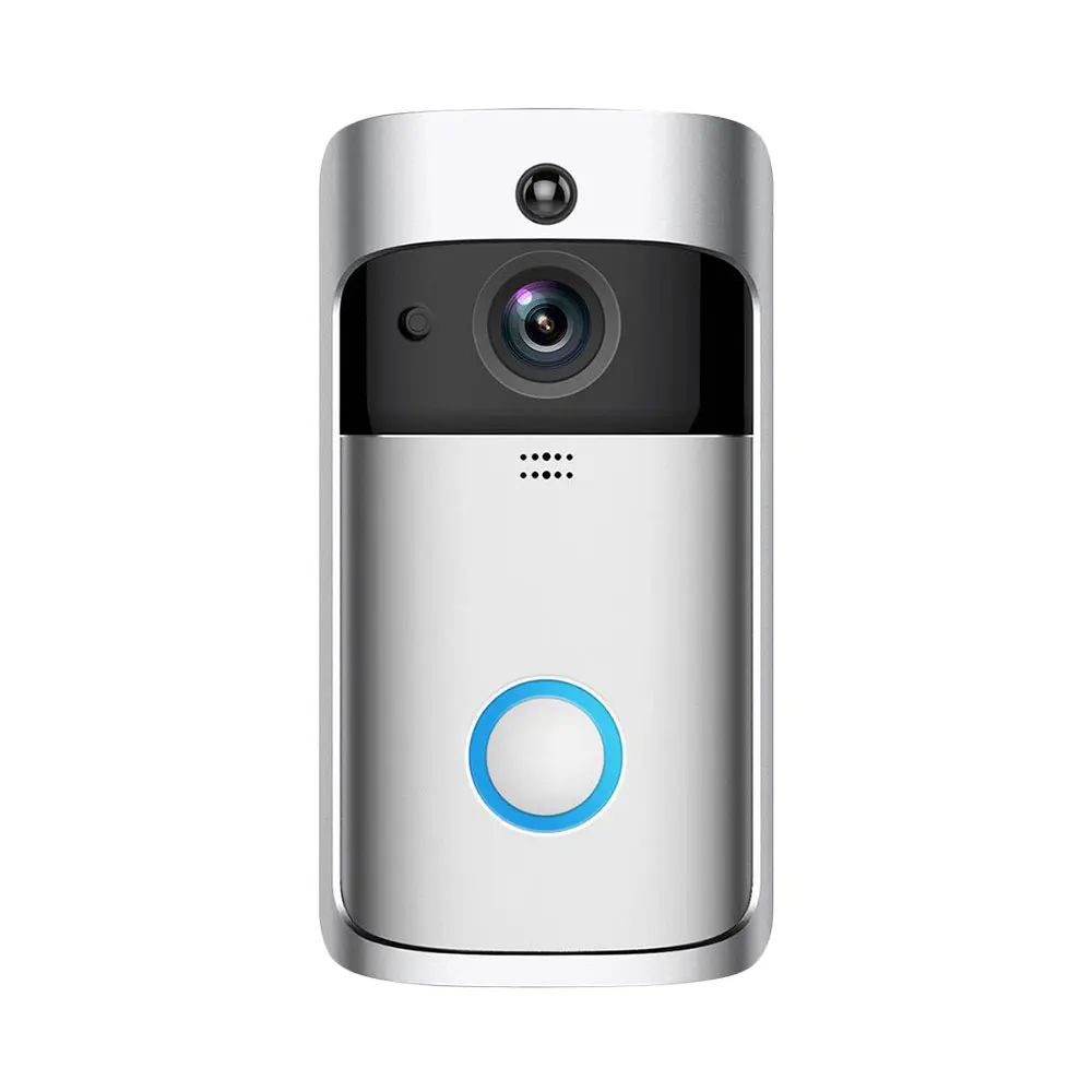 

720P Wireless WiFi Video Doorbell Battery Powered Video Intercom with Wide Angle Camera APP Control Two-way Audio Night Vision