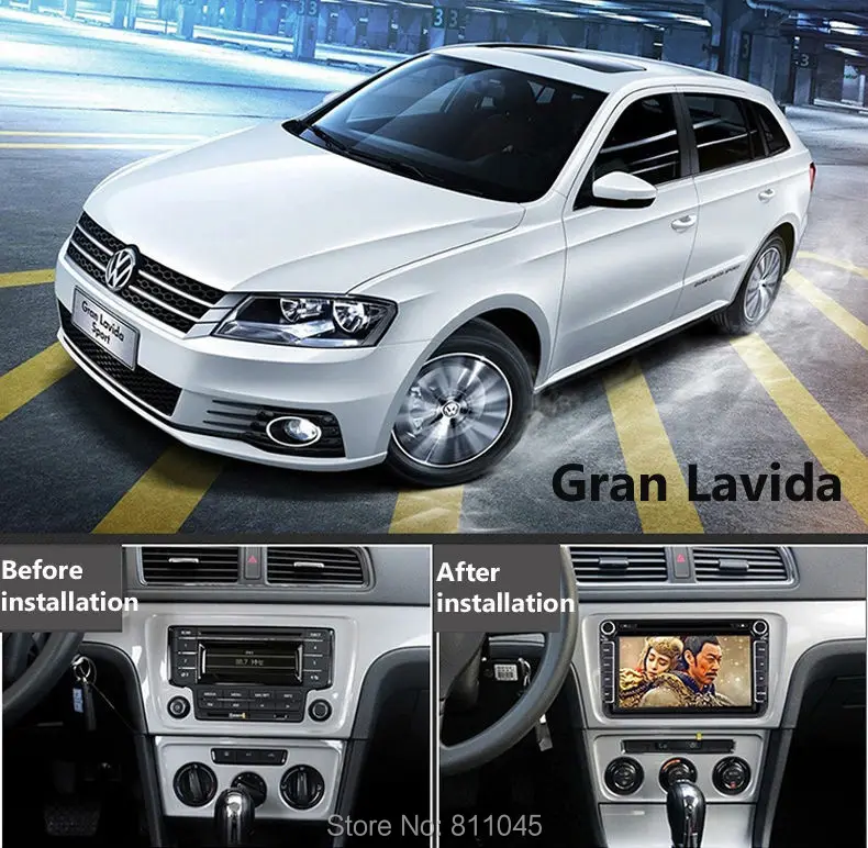 Cheap 2015 High Quality 7 inch car stereo For VW SKODA JETTA Passart GOLF TIGUAN In Dash Car DVD Player Stereo bluetooth support 25