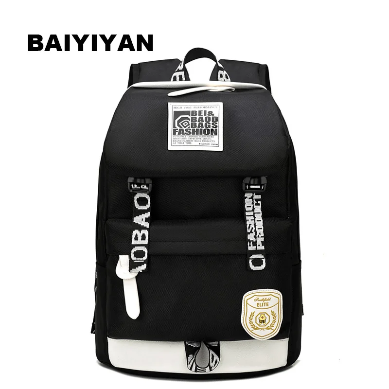 Casual Canvas Rucksack high quality women clutch purse ladies famous brand shoulder bags school student backpack