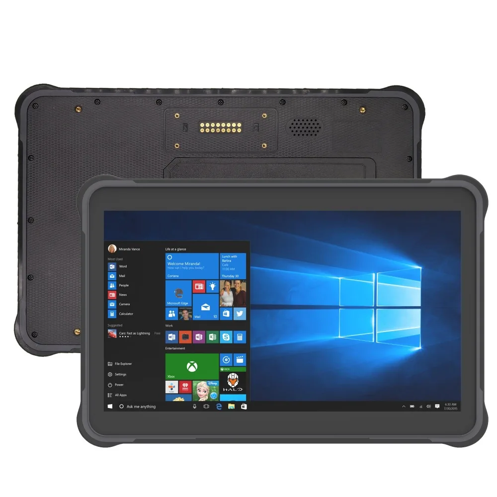 Прочный планшет 10,1 дюймов windows 10 промышленный планшетный ПК с RS232 портом ST11-W