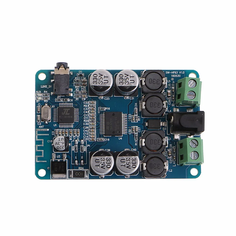Плата усилителя мощности TDA7492P аудиоплата с Bluetooth приемником 2x25 Вт мини усилитель
