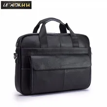 Мужской бизнес-портфель черного цвета с масляным воском, античный дизайн, 16 дюймов, чехол для ноутбука, мужская сумка-мессенджер, сумка-тоут, портфель 1119b