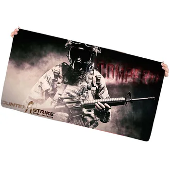 

Congsipad Shop Counter Strike Large Gaming Mouse Pad Mousepad 22.5'x9" Gamer Locking Edge Mouse Keyboards Mat Mousepad for DIY