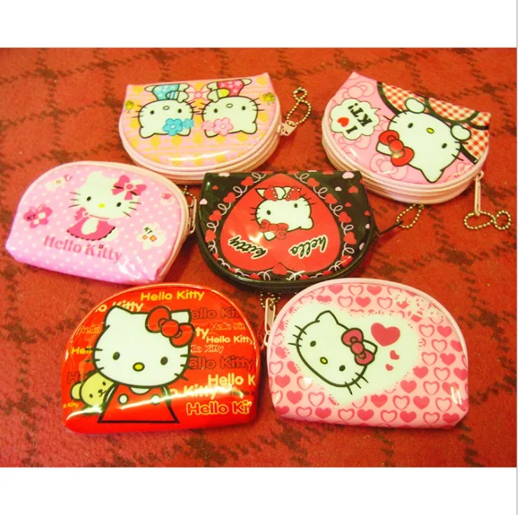 Сумка для монет из искусственной кожи Hello Kitty ручная работа yey 1358|Клатчи| |