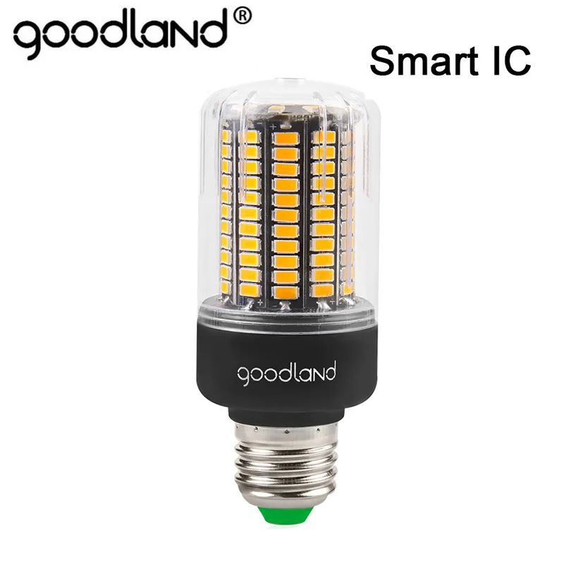 

Smart IC E27 LED Bulb E14 220V 110V LED Lamp 12W 132 LEDs Corn Bulb SMD 5736 No Flicker Chandelier Light Replace Halogen Lights