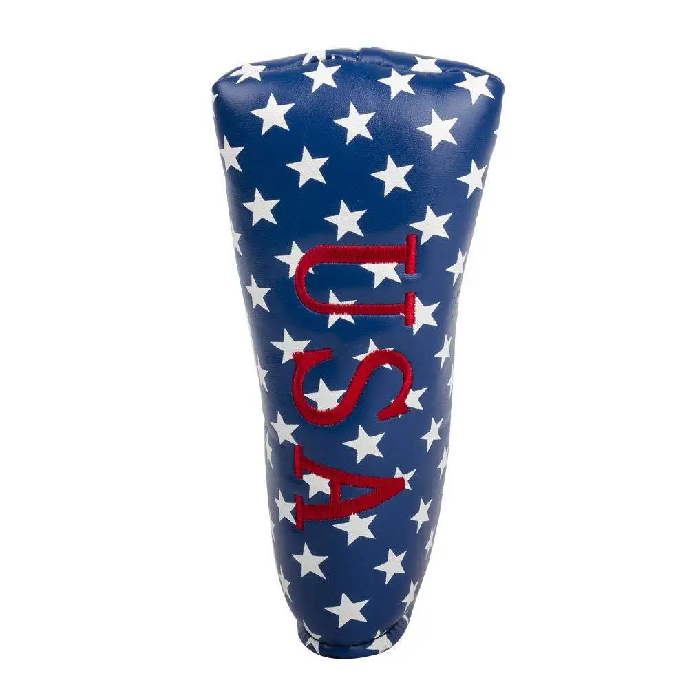 

PU Leather Waterproof Durable Portable Headcover For Scotty American Flag Accessories Outdoor Golf Putter Cover Club Blade
