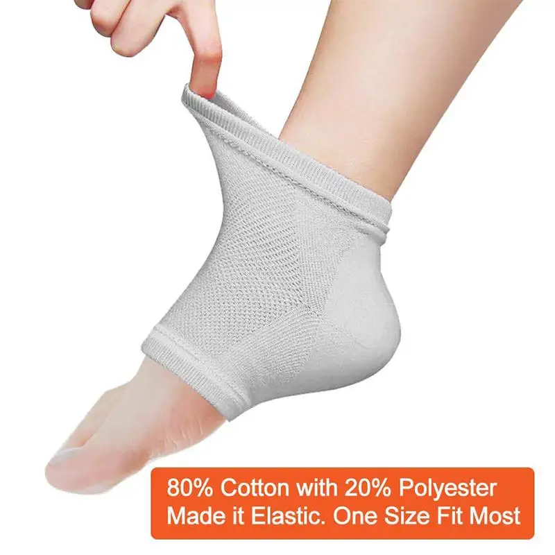 mrwonder Soft Ventilate Moisturizing Gel Heel Socks Open Toe Socks for