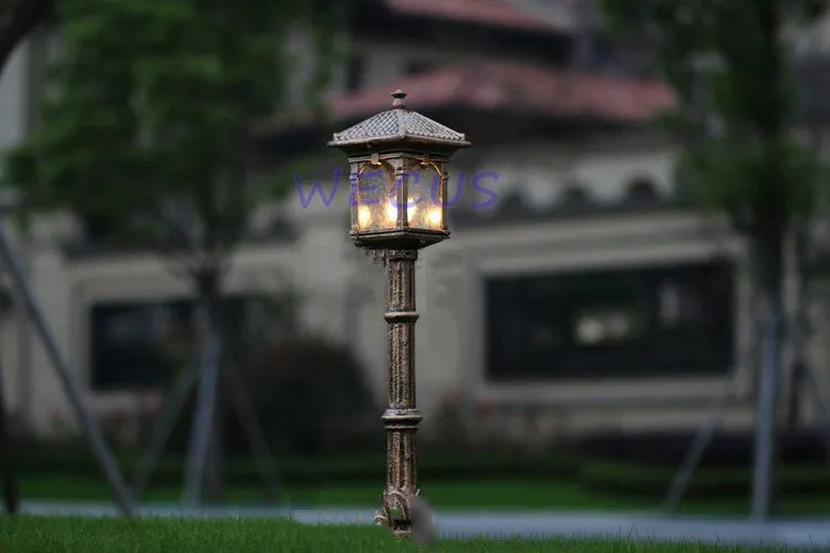Luzes de Natal ao ar Luz do Jardim ao ar Europa Moda Gramado Lâmpada Livre Luxo Antigo Quintal Decoração Iluminação Luces Jardin 13 Cheap Luminárias gramado