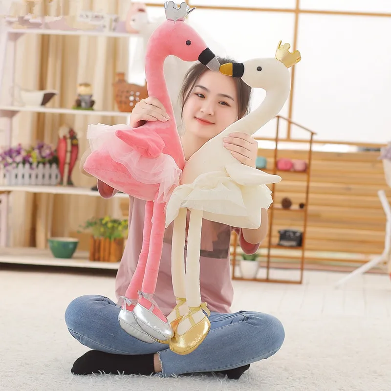 MIAOOWA 1PC 50/80/110CM Giant Lovely Swan Plush Doll Cartoon Animals Toys Soft Pillow Cushion Kids Toy Children Birthday Gifts MIAOOWA 1PC 50/80/110CM Giant Lovely Swan Plush Doll Cartoon Animals Toys Soft Pillow Cushion Kids Toy Children Birthday Gifts