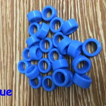 25 шт./пакет большой Тип зубные силиконовые инструмент Цвет товара Кольца синий для продажи