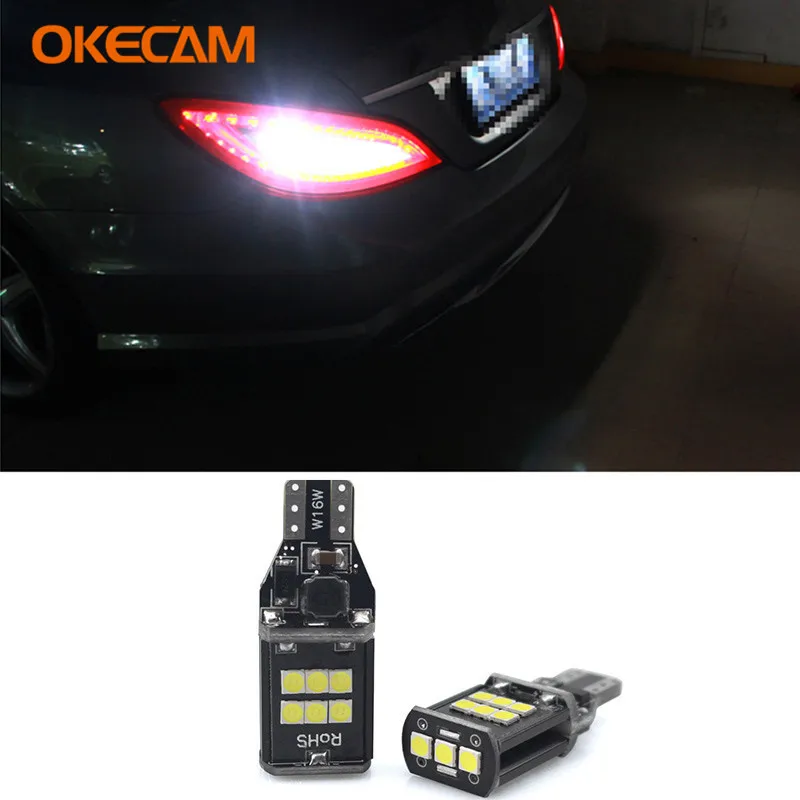 2 шт. Canbus T15 W16W светодиодный фсветильник заднего хода для Mercedes Benz W203 W204 W205 W211 W210 W202