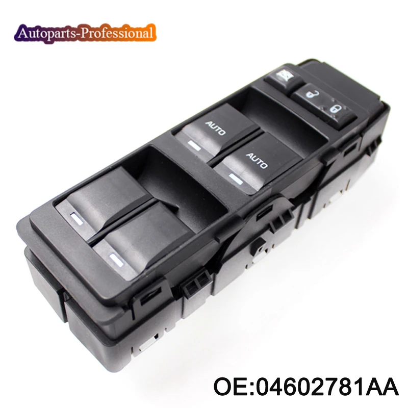 

04602781AA New Master Power Front Window Lifter Switch For Chrysler200 300 Dodge Avenger Durango Jeep Grand Cherokee Commander