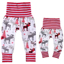 GSCH/модные штаны для новорожденных мальчиков и девочек, штаны-шаровары с рисунком оленя, штаны-леггинсы для детей от 0 до 24 месяцев