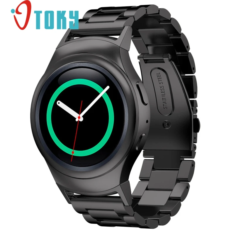 Excellent Quality 2016 Stainless Steel Watch Band Strap Metal Clasp with Connector For Samsung Gear S2
