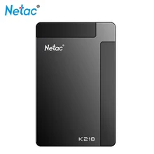 Netac K218 USB Flash Drive de 3.0 TB HDD 1 2 TB 2.5 polegada Disco Rígido Externo Portátil Unidade LEVOU para sistema do Windows Mac 5400 RPM