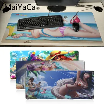 

MaiYaCa Lol swimming pool party gamer play mats Mousepad Professional computer dota2 player Keyboard table Mat mouse pad gamer