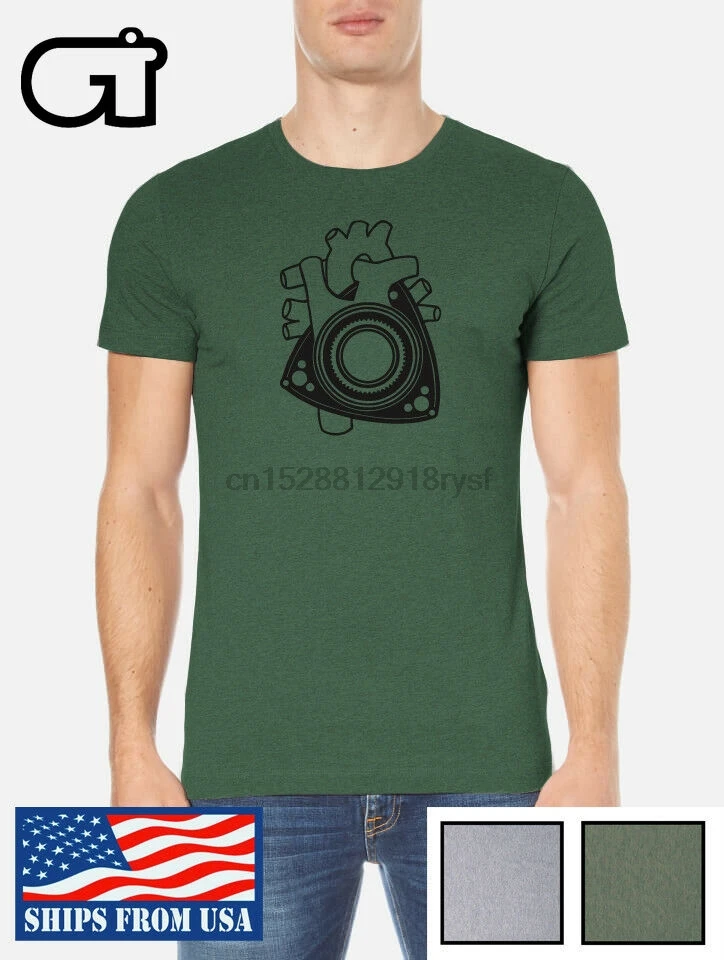 

ROTARY HEART t-shirt engine wankel RX-6 RX-7 RX-8 mazda rx
