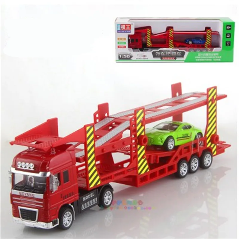 big truck with small cars toys