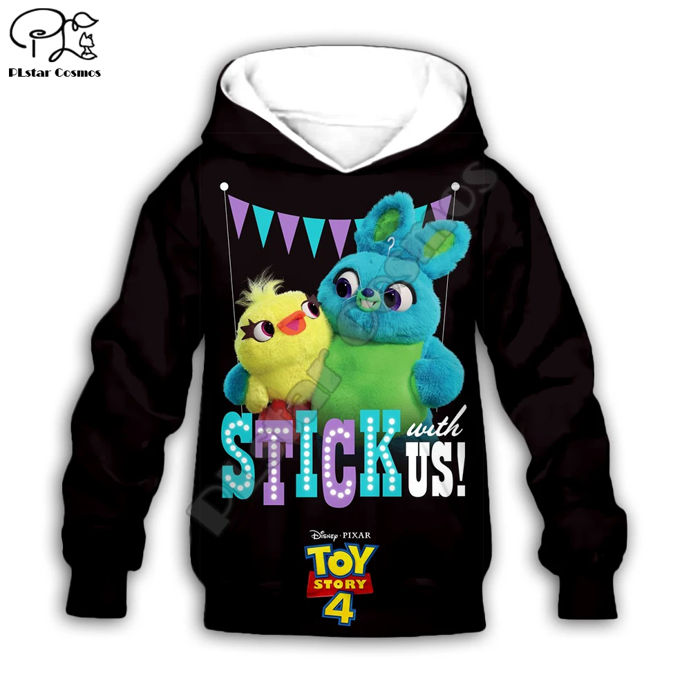 

Kids Cloth Ducky Bunny Toy Story 4 pinrt 3d hoodies/cute t shirt/boy sweatshirt Forky Sherif Woody Cartoon Buzz Lightyear pants