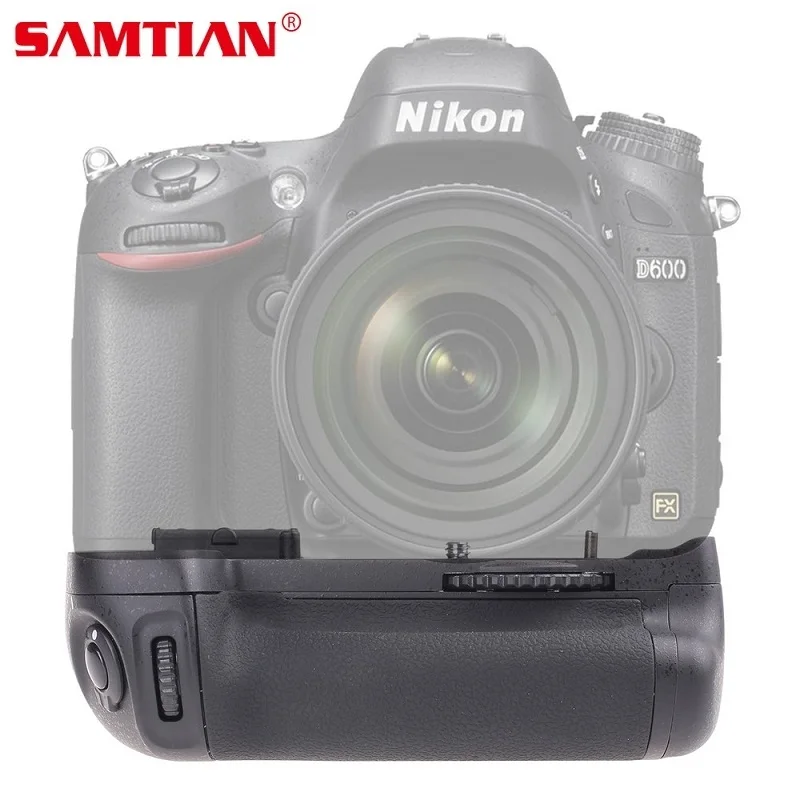 

SAMTIAN Vertical Battery Grip Holder Replace MB-D14 For NIKON D600 DSLR Camera Battery Handle Work with EN-EL15 Battery