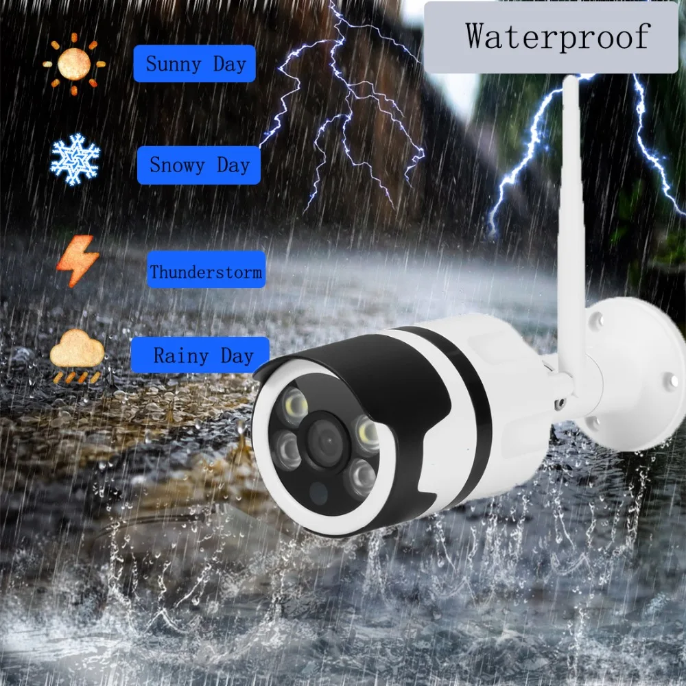 Wifi наружная ip камера 1080P Водонепроницаемая 2.0MP беспроводная безопасность