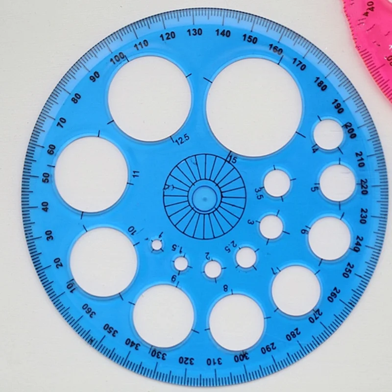 Круглая линейка для кожи бумаги ткани 360 градусов|tools for patchwork|patchwork toolsruler foot |