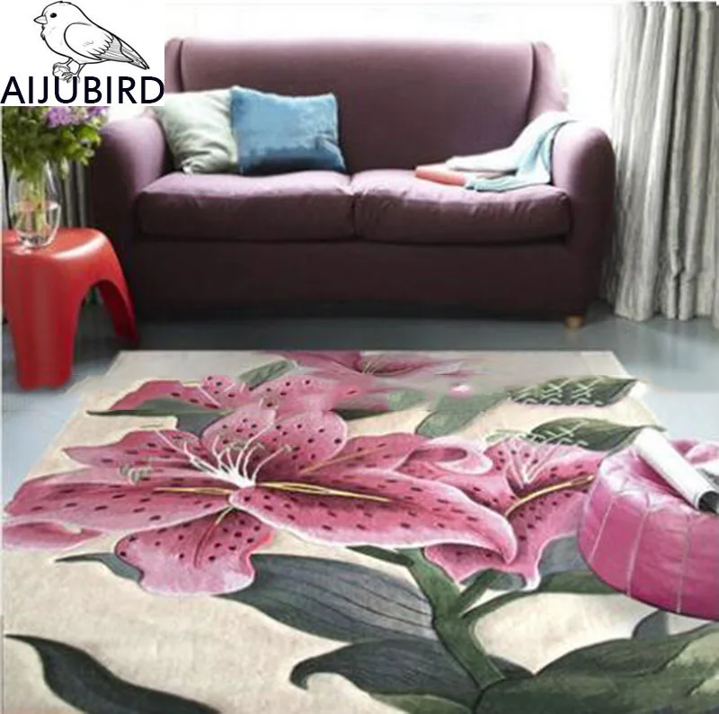 High-end acrylic hand-made carpet custom-made Chinese style living room bedroom study tea table kang blanket full spread mat rug High-end acrylic hand-made carpet custom-made Chinese style living room bedroom study tea table kang blanket full spread mat rug