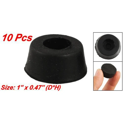 

GSFY Wholesale 10 Pcs 26mm x 12mm Furniture Chair Cone Rubber Feet Pad Cover Bumper Protector