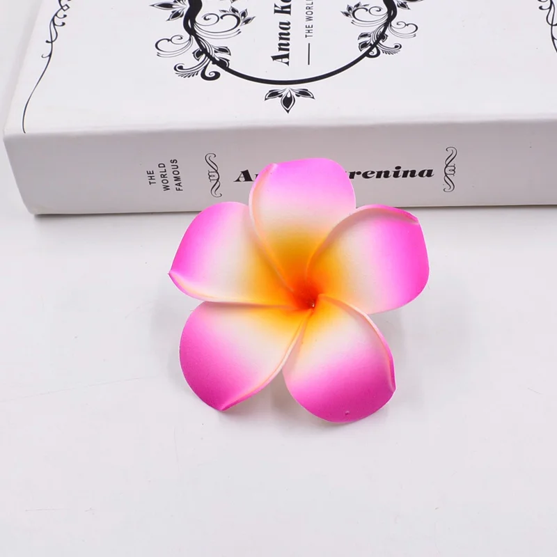 

100pcs 9cm Big Foam Hawaii Beach Flowers For Wedding Box Hat Decoration DIY Artificial Garland Supplies Summer Wreath