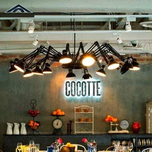Retro Vintage Black White Spider Pendant Lamps E27 G80 AC 110/220V Loft Lights Pendant Light hanging lights for home decor