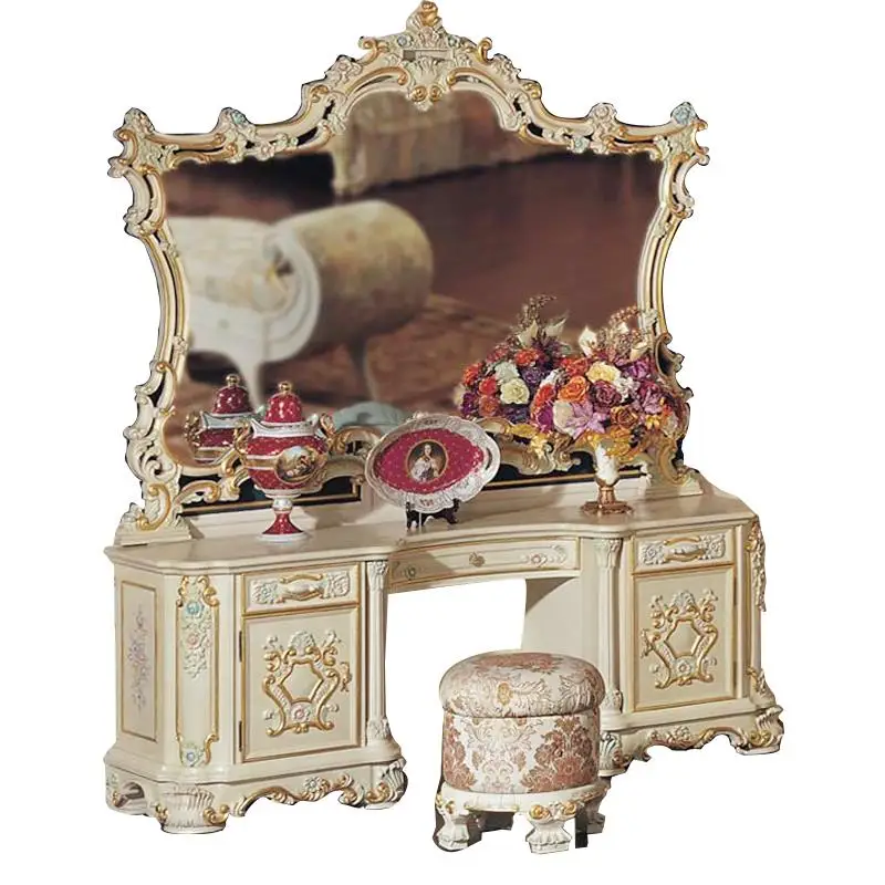 Acheter 2015 Baroque luxe miroir de maquillage miroir