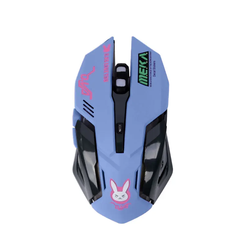 OW Mouse дышащая светодиодная игровая мышь с подсветкой D.VA Mercy Проводная USB