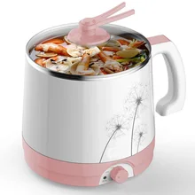 MA-18 1.8L Многофункциональный Электрический сковороде электрическое отопление чашки лапшу горшок маленький горшок с полимерным покрытием, сталь