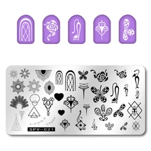 Hot Sale 1pcs 12*6cm SPV Series Nail Stamping Plates DIY Image Butterfly/Cat/Rose Pattern Nail Art Manicure Templates Tools Hot Sale 1pcs 12*6cm SPV Series Nail Stamping Plates DIY Image Butterfly/Cat/Rose Pattern Nail Art Manicure Templates Tools