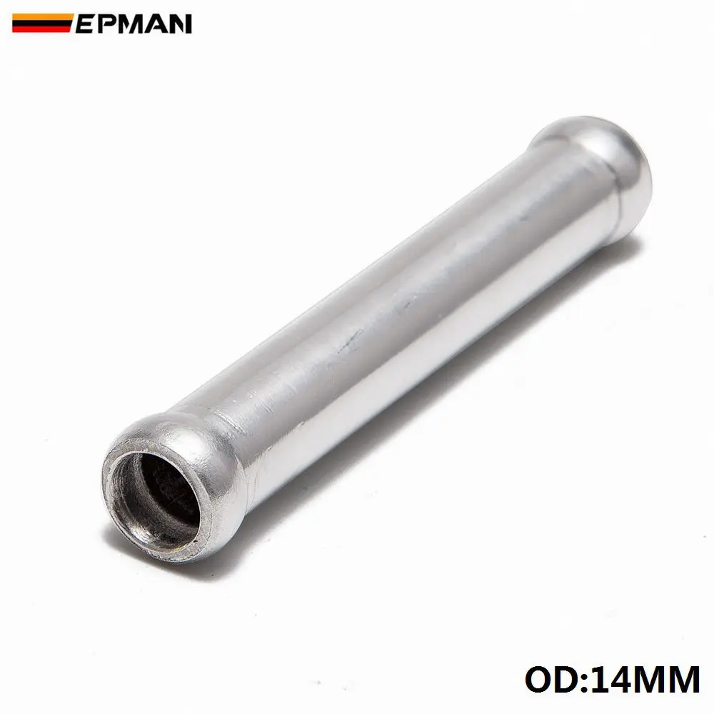 OD 14MM EPMAN прямая алюминиевая интеркулер Впускной турбо труба OD 8 мм/10 мм/12 мм/14 мм/16 мм x L: 3" - Цвет: OD 14MM