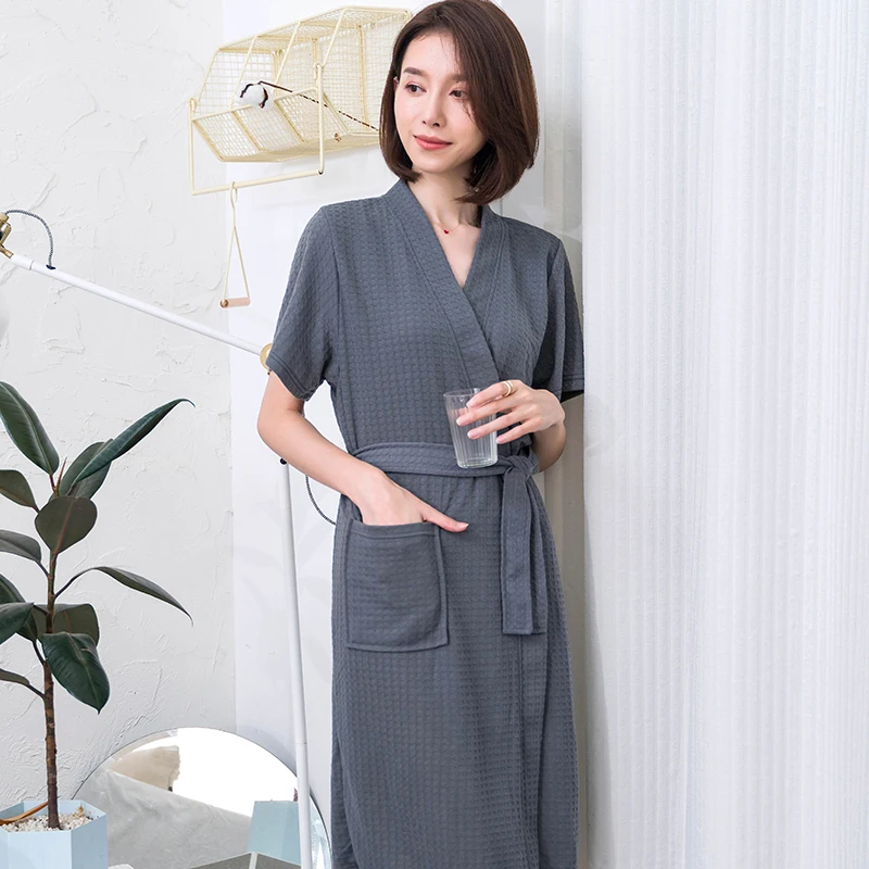 Robes Women Short Sleeve Summer New Home Soft Simple Daily Korean Style Womens Clothing High Quality Fashion Loose Leisure Chic