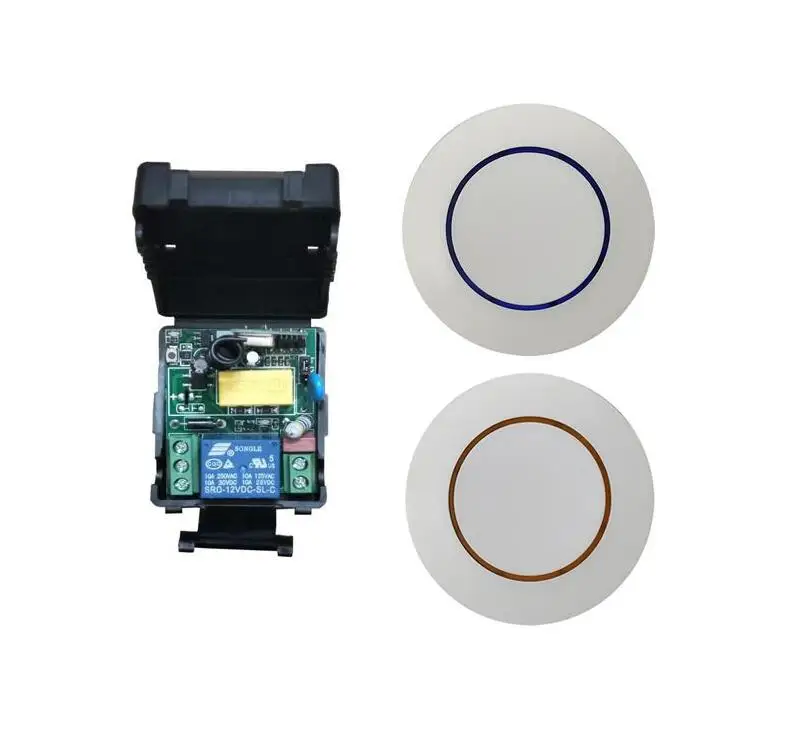 new AC 220 v 1 ch wireless remote control switch receiver transmitter lighting room wall paste rf 433mhz | Электроника