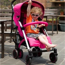 2016 New Adjustable Baby Stroller Child Umbrella Car Four Wheels Two-Way Folding Baby Stroller for 0-36 Months Newborn Pushchair