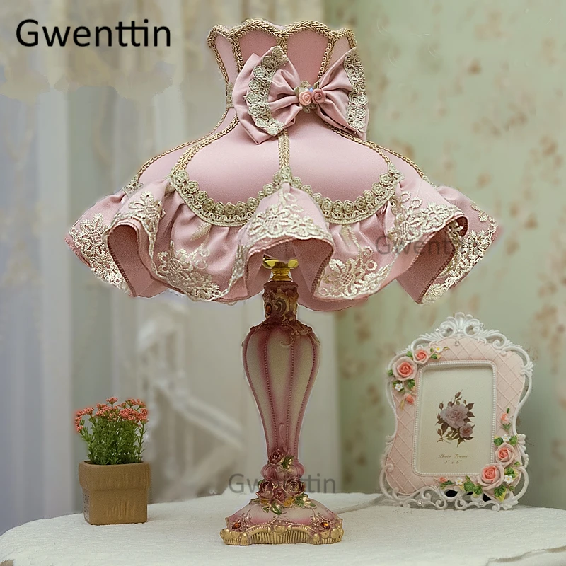 Candeeiros de Mesa Luminárias para o Quarto da Menina Princesa Moderna Suporte Cabeceira Lâmpada Mesa Casamento Decoração Casa Luminária Led 14 luminárias para o quarto da menina cabeceira