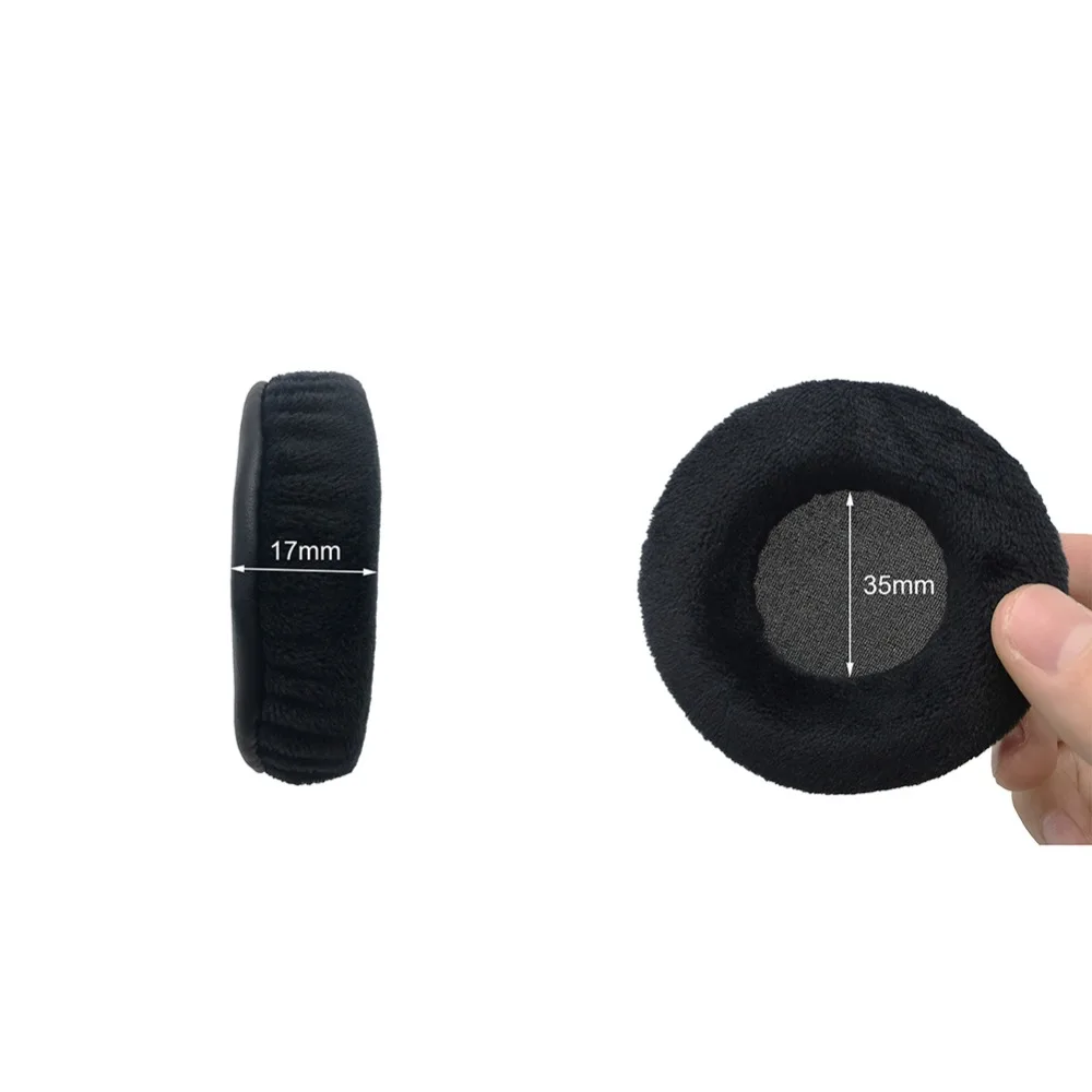 IMTTSTR 1 пара бархатных кожаных амбушюров для замены Sennheiser подушки наушников II HD25