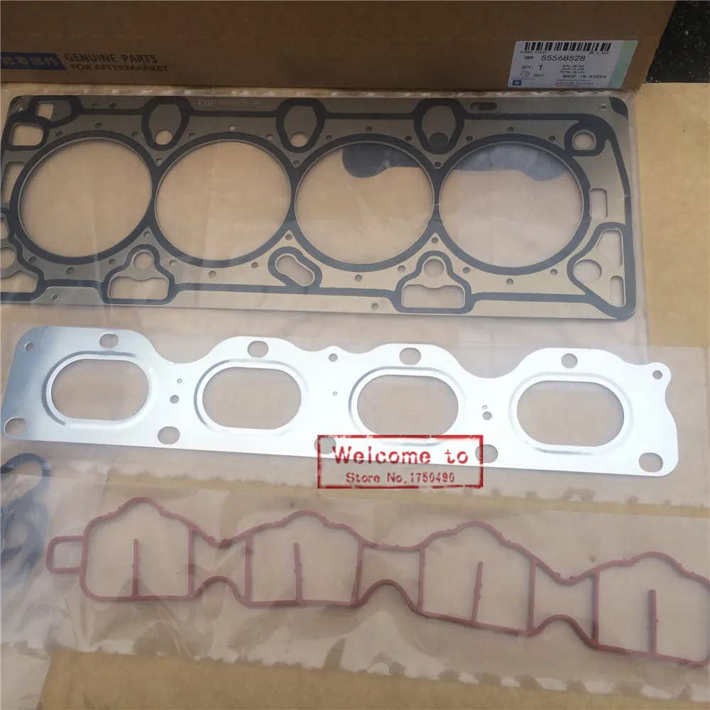 Engine Gasket Joint Set Seal kit Oil Cooler Cylinder Head Gasket For Chevrolet CRUZE 1.6 DAEWOO 55568528