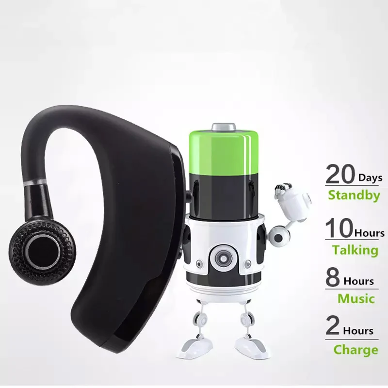 V9 Bluetooth наушники беспроводные Голосовое управление Музыка спорт громкой связи Bluetooth гарнитура наушники шумоподавление Гарнитура