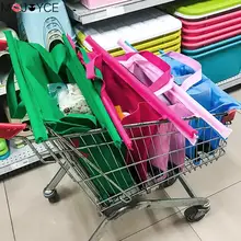 4 개/대 트롤리 슈퍼마켓 보관 가방 접이식 카트 재사용 가능한 부직포 쇼핑 친환경 대용량 토트 백(China)