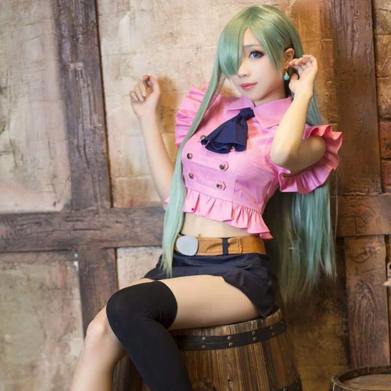 

Elizabeth Liones cosplay costumes skirt Japanese anime The Seven Deadly Sins clothing Masquerade/Mardi Gras/Carnival costumes