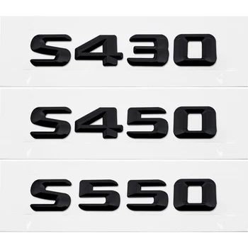 

For Mercedes Benz S Class S430 S450 S550 W111 W116 W126 W140 W220 W221 W222 Car Rear Tail Logo Emblems Badge Nameplate Sticker