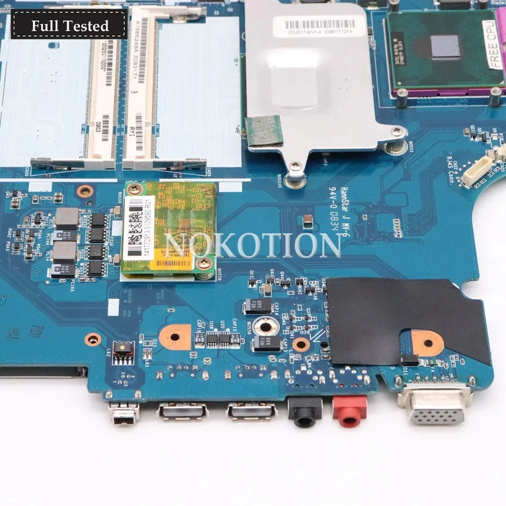 NOKOTION A1665248A для sony Vaio VGN-NS VGN-NS20E PCG-7154M VGN-NS30E Материнская плата ноутбука MBX-202 M790 1P-0087500-6011 Процессор